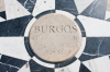 Burgos: Steinplatte mit Schriftzug Burgos