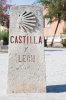 Redecilla del Camino: Grenzstein zur Provinz  Kastilien und Len