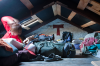 Manjarn: Einfacher Schlafplatz unter dem Dach der Pilgerherberge 