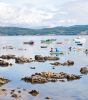 Finisterre: Fischerboote in der Bucht