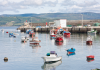 Finisterre: Fischerboote in der Bucht