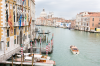 Italien, Venedig:  Canal Grande mit Blick auf die Basilika di Santa Maria della Salute