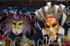 Italien, Venedig: Venezianische Masken an einem Souvenirstand
