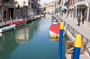 Italien, Venedig: Der Rio del Gaffaro mit Booten