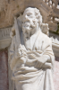 Italien, Umbrien, Perugia: Brunnenfigur an der Fontana Maggiore