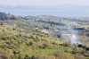 Italien, Umbrien, La Nuvola bei Tuoro sul Trasimeno: Blick auf den Trasimenischen See