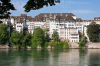 Basel: Blick ber den Rhein auf die Basler Altstadt