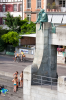 Basel: Helvetia betrachtet drei Badenixen