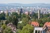 Basel: Blick ber die Stadt vom Wasserturm