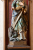 Frankreich, Elsass, Epfig: Der Drache zu Fen der Heiligen Margaretha in der  Margaretenkapelle
