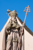Frankreich, Elsass, Eguisheim: Papst Leo IX. hat wohl einen Vogel