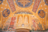 Frankreich, Elsass, Klosteranlage vom Mont Sainte-Odile: Kostbare Mosaiken in der Kapelle der Trnen 