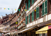 Frankreich, Elsass, Obernai: Fachwerkfassaden in der Rue du March