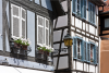 Frankreich, Elsass, Obernai: Fachwerkfassaden in der Rue du Gnral Gouraud