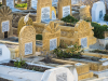 Grber auf dem riesigen Friedhof von Rabat, Marokko
