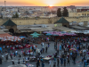 Der Place el-Hedim im Herzen der Altstadt bei Sonnenuntergang, Mekns, Marokko