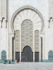 Verzierter Eingang zur Hassan-II.-Moschee, Casablanca, Marokko