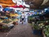 Marktstnde in der Altstadt von  Casablanca, Marokko