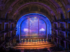 Der groe Hauptsaal des Nationaltheaters mit seinem 20 Tonnen schweren Glasmosaik-Vorhang, Mexico City, Mexiko