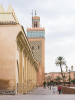 Die Kasbah Moschee in der Nhe der Saaditengrber, Marrakesch, Marokko