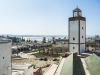 Der Blick auf die Ben Youssef Moschee und die Bucht von Essaouira, Marokko