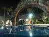 Der luxurise Swimmingpool im Edelhotel Hacienda Vista Hermosa in der  Nhe von Cuernavaca, Morelos, Mexiko