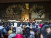 Tag von Guadalupe: Glubige drngen sich in die Baslica de Nuestra Seora de Guadalupe, der Hauptkirche auf dem Gelnde, Mexico City, Mexiko