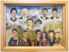 Frida Kahlo: Meine Familie (um 1950-1951), l auf Hartfaser, Frida-Kahlo-Museum, Mexico City, Mexiko