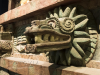 Kopf des aztekischen Schpfergottes Quetzalcoatl, Nationalmuseum fr Anthropologie, Mexico City, Mexiko