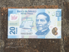 Die 20-Peso-Banknote Mexikos erinnert an hochverehrten Benito Juárez García, der von 1858 bis 1872 Präsident Mexikos war und als einer der größten Reformer Mexikos gilt, Mexiko