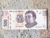 Das Portrait des Malers Diego Rivera auf der 500 Peso-Banknote, Mexiko